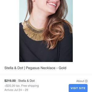 Stella & Dot Pegasus Necklace